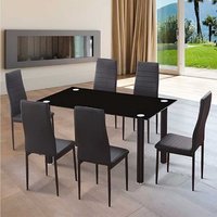 Conjunto de Comedor Emi: 1 Mesa y 6 Sillas