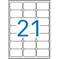 Etiquetas Blancas Resistentes a la Intemperie Apli 63.5 x 38.1mm