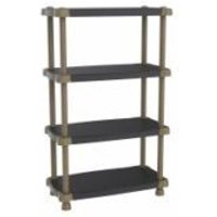 Estantería Orden 1410x880x430mm 4 balda Titanium Pl Nepa 86084