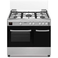 Cocina de Gas Infiniton CC9696XHTP con Horno, 5 Fuegos, 59 Litros, Ancho 60cm