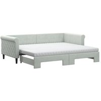 Sofá Cama Nido con Colchón de Terciopelo 90x200 cm