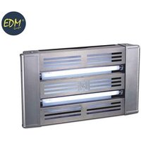 Mata Insectos EDM 2x15W con Placa Adhesiva