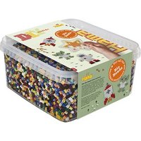 Hama Midi Bio Beads Mix 15000 Piezas + Bio Pegboard Estrella