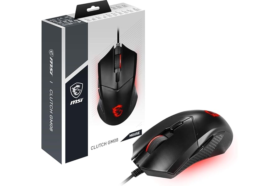 Ratón Gaming MSI Clutch GM08
