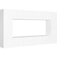 Mueble de Salón de 8 Piezas - Madera de Ingeniería