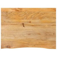 Tablero de Mesa Borde Natural Madera Maciza Mango 70x60x2.5 cm
