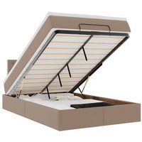 Estructura de Cama Tapizada Vidaxl