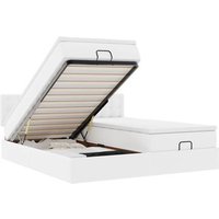 Estructura de Cama Otomana de Cuero Sintético Vidaxl Estructura de Cama Otomana de Cuero Sintético Vidaxl
