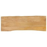 Mesa de Centro de Madera Maciza de Mango con Borde Natural 120x40x2,5 Cm Mesa de Centro de Madera Maciza de Mango con Borde Natural 120x40x2,5 Cm