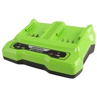 Cargador Doble Ranura 24V 4A Greenworks Cargador Doble Ranura 24V 4A Greenworks