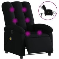 Sillón Reclinable Eléctrico con Masaje de Tela Vidaxl Sillón Reclinable Eléctrico con Masaje de Tela Vidaxl