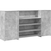 Mostrador De Recepción Hormigón 200x50x103,5 Cm Vidaxl