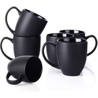 Juego de 6 Tazas de Café de Cerámica Dowan 473 ml