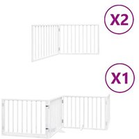 Puerta Para Perros Plegable 8 Paneles Madera "Vidaxl"