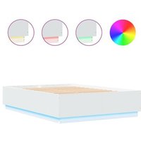 Estructura de Cama de Madera con LED 150x200 cm