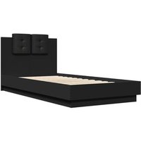 Cama con Cabecero de Madera de Ingeniería 90x190 cm