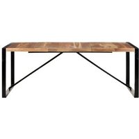 Mesa de Comedor de Madera Maciza Sheesham 200x100x75 cm