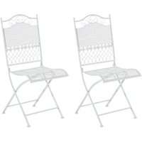Set de 2 Sillas de Terraza Plegables Metal M10_000763 Set de 2 Sillas de Terraza Plegables Metal M10_000763