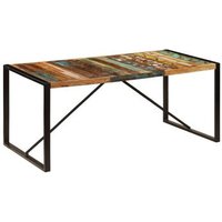 Mesa de comedor de madera maciza reciclada 180x90x75 cm Vidaxl