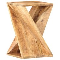 Mesa Auxiliar de Madera Maciza de Mango 35x35x55 cm - Vidaxl