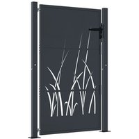 Puerta de Jardín Acero Vidaxl 105x155 Cm
