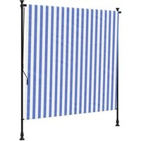 Persiana Enrollable Exterior Tela Acero 200x270 cm Vidaxl
