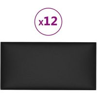Paneles de Pared de Cuero Sintético 60x30 cm 12 uds 2,16 m² Vidaxl