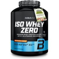 Iso Whey Zero 1816g Sabor Caramelo Salado - Proteína Isolate de Suero Biotech USA