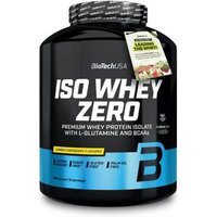 Iso Whey Zero 1816g Sabor Tarta de Queso con Limón - Proteína de Aislado de Suero de Biotech USA