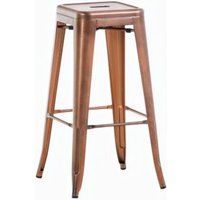 Taburete De Bar Silla Alta X1 Diseño Industrial Cobre Metal Taburete De Bar Silla Alta X1 Diseño Industrial Cobre Metal