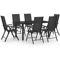 Juego de Comedor para Jardín 7 Piezas de Aluminio Juego de Comedor para Jardín 7 Piezas de Aluminio
