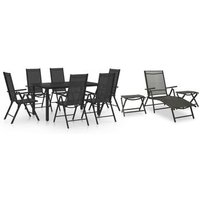 Juego de Comedor de Jardín Vidaxl 10 Piezas Juego de Comedor de Jardín Vidaxl 10 Piezas