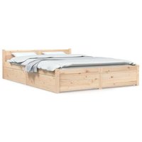 Estructura de cama con cajones 150x200 cm Vidaxl