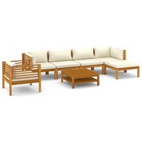 Muebles de Jardín Vidaxl 7 Piezas Muebles de Jardín Vidaxl 7 Piezas
