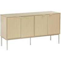Aparador Efecto Madera y Metal de 140cm Aparador Efecto Madera y Metal de 140cm