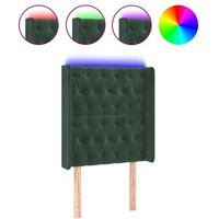 Cabecero de Terciopelo Vidaxl 83x16x118/128 Cm Cabecero de Terciopelo Vidaxl 83x16x118/128 Cm