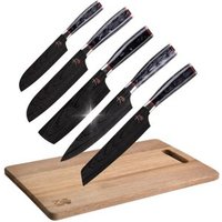 Set de 5 Cuchillos Japoneses Masterpro Tetsu O Set de 5 Cuchillos Japoneses Masterpro Tetsu O