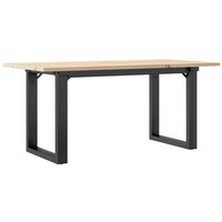 Mesa de Centro de Pino y Acero Vidaxl 100x50x45 cm Mesa de Centro de Pino y Acero Vidaxl 100x50x45 cm