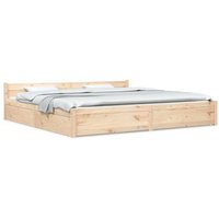 Estructura de cama con cajones 200x200 cm Vidaxl