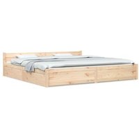 Estructura de Cama con Cajones 180x200 cm Vidaxl