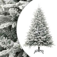 Árbol de Navidad Artificial con Nieve PVC 180 cm