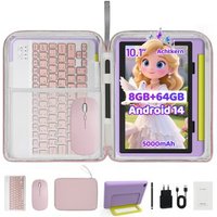 Tableta Infantil con Teclado, Ratón y Stylus, 8GB RAM, 64GB Almacenamiento, 10.1" Tableta Infantil con Teclado, Ratón y Stylus, 8GB RAM, 64GB Almacenamiento, 10.1"
