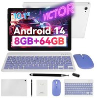 Tablet 10,1'' Android 14 8GB RAM 64GB 1TB Ampliable