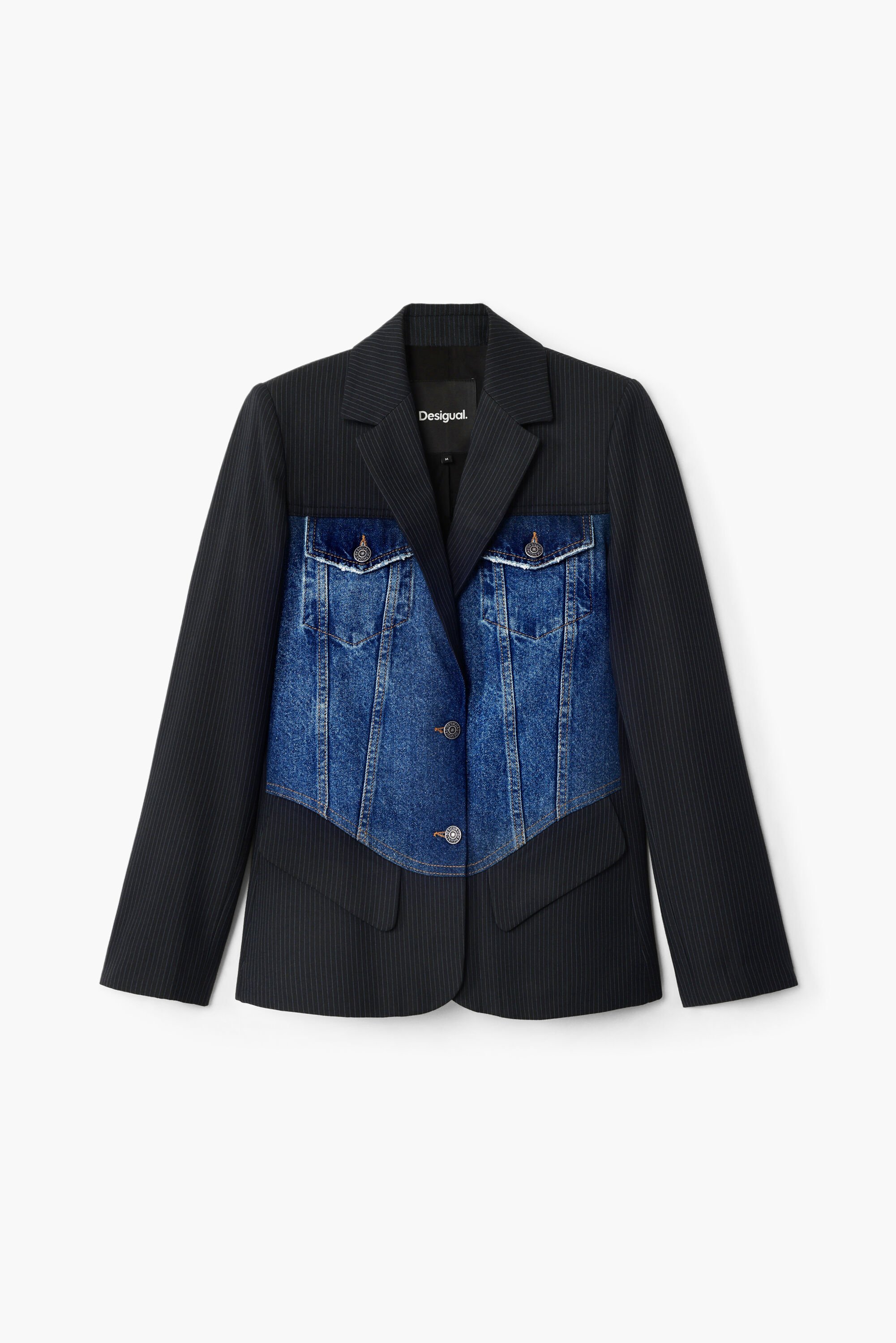 Blazer Híbrida Trucker Desigual para Hombre Blazer Híbrida Trucker Desigual para Hombre