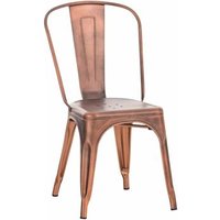 Silla Benedikt Metal Cobre 48x44x89 Cm Silla Benedikt Metal Cobre 48x44x89 Cm
