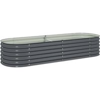 Jardinera Arriate Acero Galvanizado 240x80x44 cm CFW741971