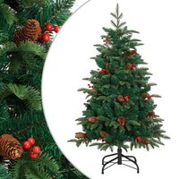 Árbol De Navidad Artificial 150 cm con Piñas y Bayas - CFW105000