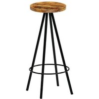 Pack 4 Taburetes de Cocina de Madera Maciza Mango CFW55751