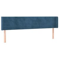 Panel de Cabecera de Terciopelo 163x16x78/88 cm MPN CFW320257