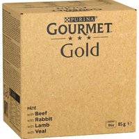 Purina Gourmet Gold Mousse Sabores Variados 8.16 kg Comida Húmeda Gato